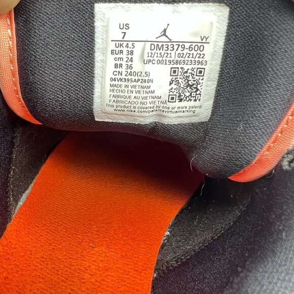 Nike Air Jordan 1 Low SE Women Sz 7 DM3379-600 Crimson Bliss Orange Rush Shoes - Picture 13 of 14